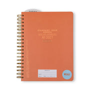 2026-2027 Tangerine Standard Issue Weekly Desk Planner