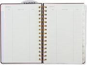 2027 Standard Issue Maroon Weekly Desk Planner