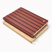 Choc Stripe Paper Wasp LG Dotted Journal