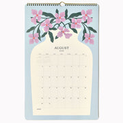 2026-2027 Paper Source Modern Vases Tall Wall Calendar