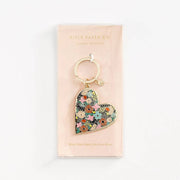Floral Heart Keychain