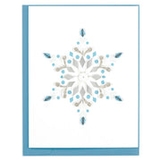 Quilling Winter Snowflake Stationery Set