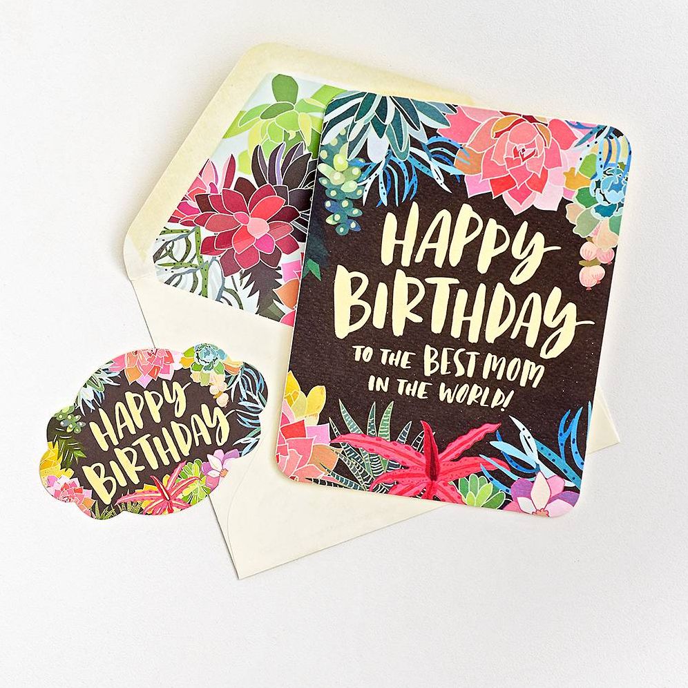 Best Mom Birthday Card