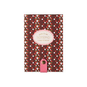 Strawberry Fields Book Cloth Notepad w Snap Closure - Exclusive