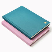 Teal Bookcloth Paper Wasp Med Dotted Journal
