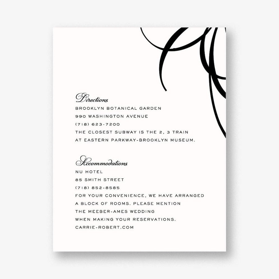 Belle Boulevard Information Card