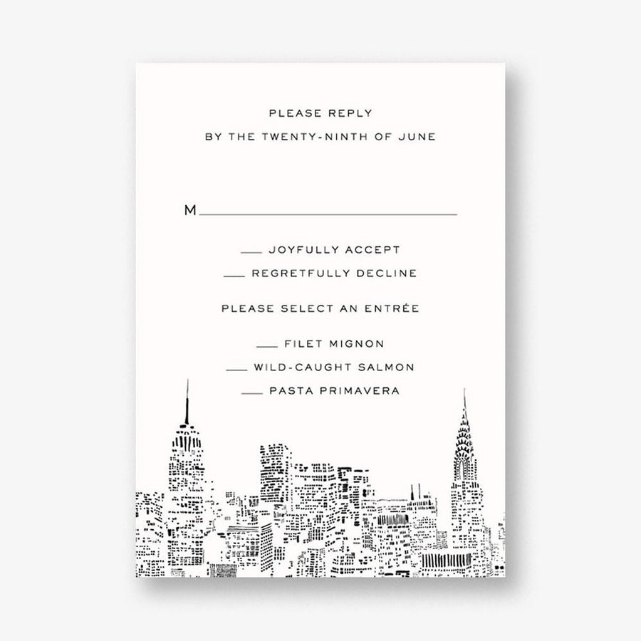 City Lights II Response Card