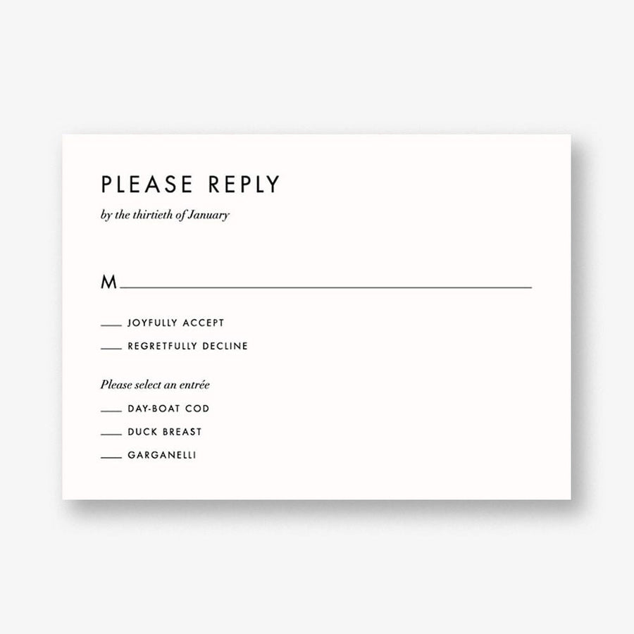 Herb Garden Response Card