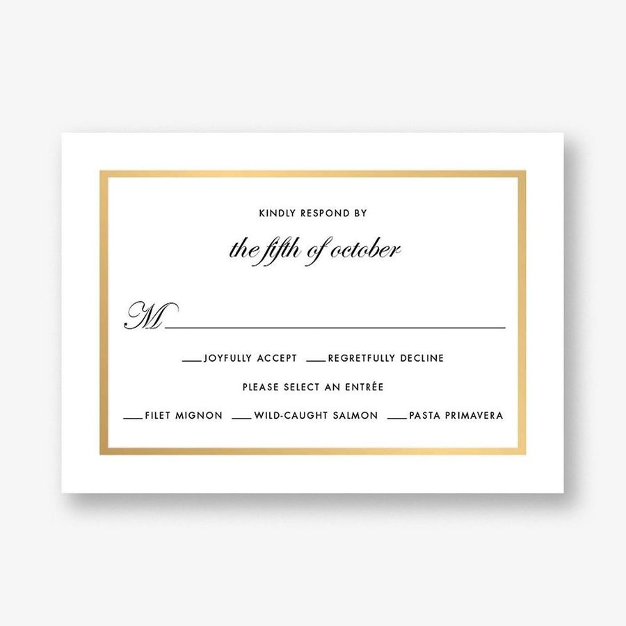 Josephine Baker Foil Response Card