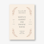 As Above Wedding Invitation