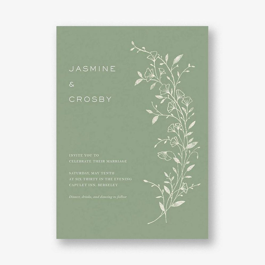 Cornelia Green Wedding Invitation