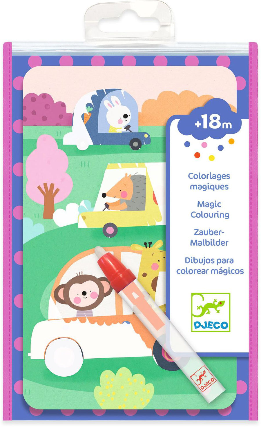 DJECO On the Road Magic Coloring