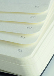 Leuchtturm Black Ruled Page Hardcover Medium Notebook