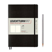 Leuchtturm Black Unlined Softcover Medium Notebook