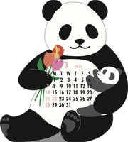 2027 Die-Cut Calendar - Panda