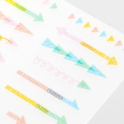 Midori Stickers - Pastel Arrows