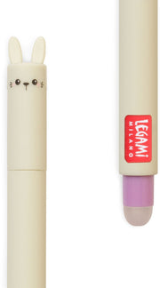 Legami Bunny Erasable Gel Pen - Purple Ink