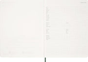 2027 Moleskine 15-Month Essential Planner, Soft Cover, Weekly Vertical, XXL (8.5" x 11"), Myrtle Green, 128 pages