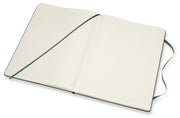 Moleskine Notebook, Extra Large, Ruled, Myrtle Green, Hard Cover (7.5 x 9.75)
