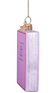 5 Minute Journal Glass Ornament