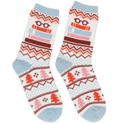 TBR Book Stack Cozy Socks