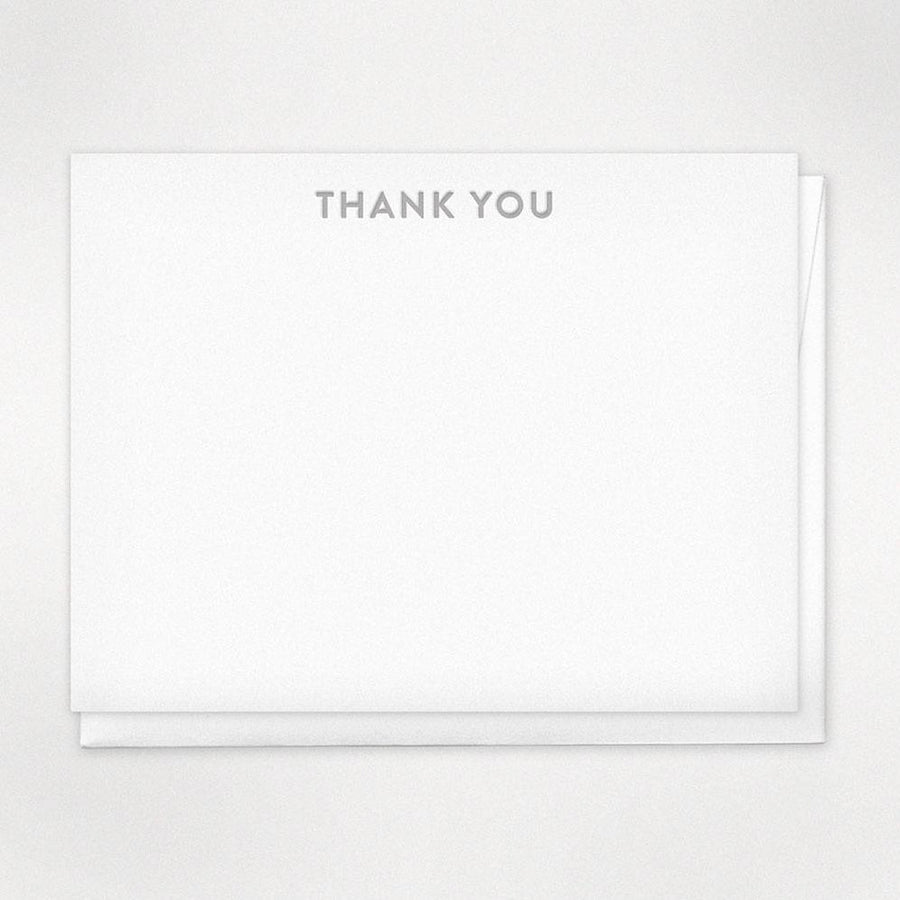 San Serif Thank You Card Set