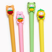 Critter with fruit Asst Gel Pe