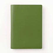 Paper Source Green Leather Refillable A5 Journal Cover
