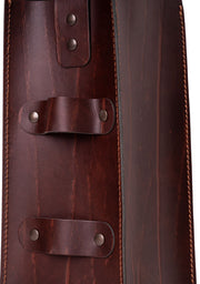 Recycled Leather Wine Bottle Holder
