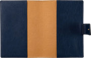 Paper Source Nautic Blue A5 Leather Journal Cover with Clasp