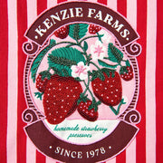 Strawberry Farm Beaded Tote
