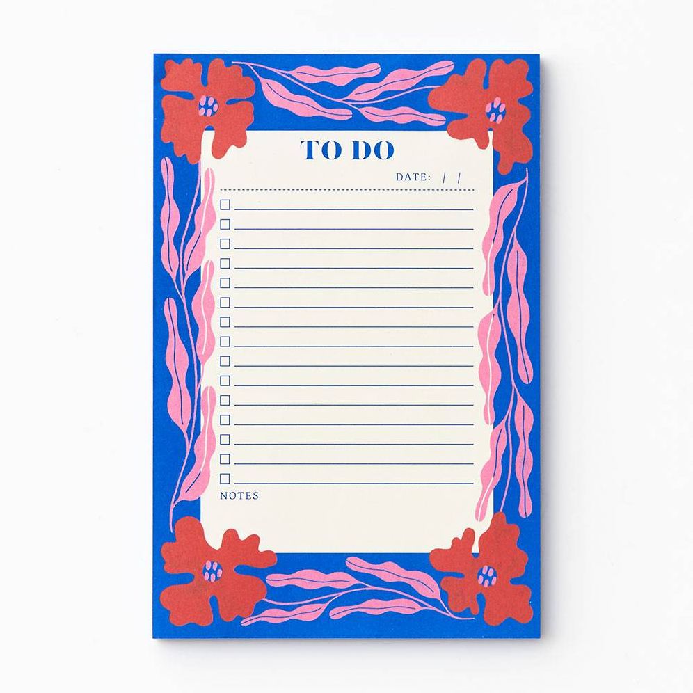 Funky Floral Notepad