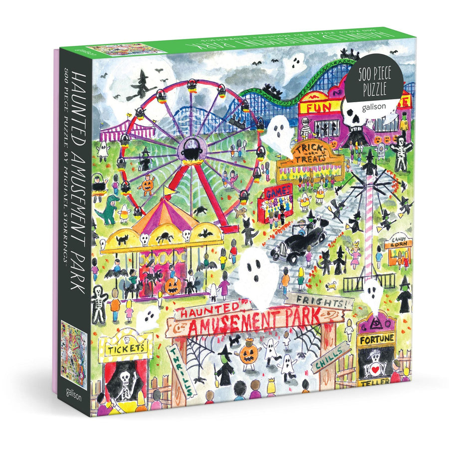 Michael Storrings Haunted Amusement Park 500 Piece Puzzle