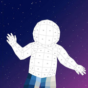 Paint by Sticker Kids (Official): Outer Space: Create 10 Pictures One Sticker at a Time! Includes Glow-in-the-Dark Stickers