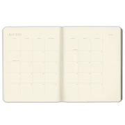 2026-2027 Paper Source Gray Lilac Leather 18-Month Weekly Desk Planner