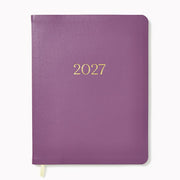 2027 Paper Source Dusty Mauve Monthly Desk Planner