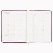2027 Paper Source Dusty Mauve Monthly Desk Planner