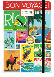 2026 Cavallini Travel Weekly Planner